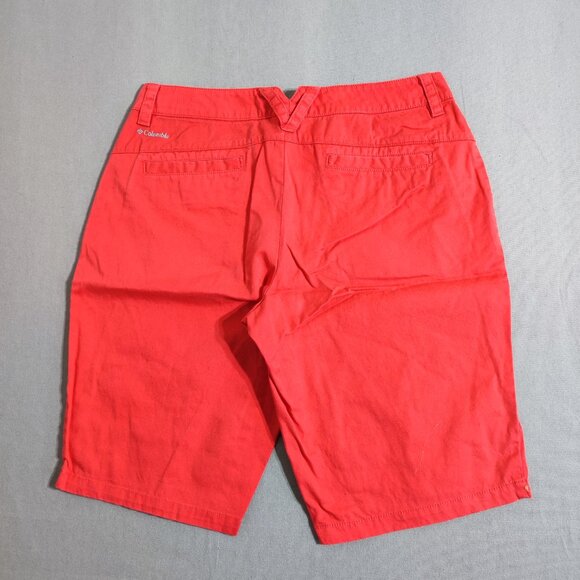 Columbia bermuda short women's size 4 salmon pink colour outdoor / street wear - Picture 3 of 13
